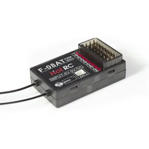 Hotrc F-08A/F-08AT 8 kênh 8CH 2.4GHz điện áp trở lại con quay hồi chuyển <span class=keywords><strong>Receiver</strong></span> cho CT-8A HT-8A Transmitter RC Xe thuyền Tank máy bay bay không người lái - Product Image 4