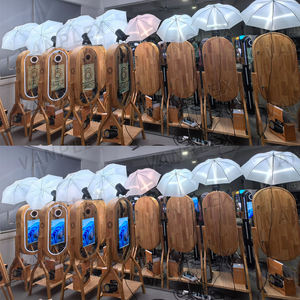 Ensemble complet de photomaton - Miroir magique en bois massif, écran tactile 32 pouces, <span class=keywords><strong>imprimante</strong></span>, ordinateur, valise de transport - Product Image 4