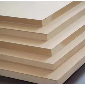 Yüksek kalite ucuz melamin MDF kontrplak levha 4x 8 Fiber levha MDF melamin kurulu 9mm mobilya kurulu