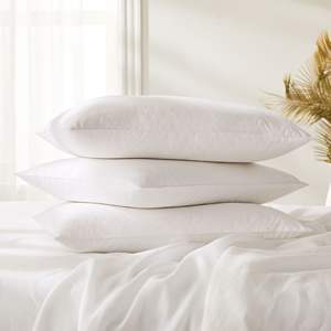 Oreiller en duvet d'oie de qualité hôtelière avec noyau en coton multicouche réglable pour <span class=keywords><strong>la</strong></span> tête et le cou Oreiller en duvet de lit de qualité - Product Image 1