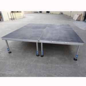 Sistema de Escenario Portátil para Eventos al Aire Libre de Aluminio y Madera con Fácil Montaje para Festivales y Actuaciones - Product Image 3