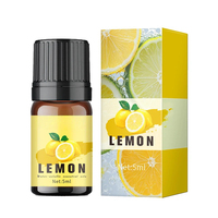 Ensemble d'huiles essentielles de citron de haute qualité pour l'aromathérapie, diffuseurs d'huiles essentielles hydrosolubles, huiles essentielles pressées à froid