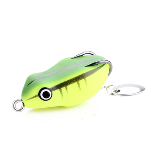 Lot De 60 Leurres Grenouille Plastique Doux Seasky – Couleur Jaune – Neufs