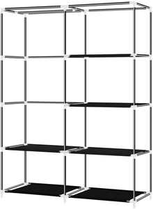 Vente en gros Armoire pliante <span class=keywords><strong>simple</strong></span> Rangement Mode Assemblage non-tissé Armoire pliante en tissu bon marché - Product Image 4