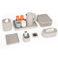Accessoires d'hôtel, boîte à mouchoirs en résine ABS, porte-rouleau de papier créatif haut de gamme de luxe pour la décoration de la maison, du bureau et de l'hôtel