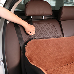 Siège auto pour chien, siège auto surélevé, siège auto pour animal de compagnie amovible et lavable pour siège arrière. - Product Image 4