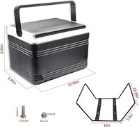 Boîte de rangement de glace électrique Offres Spéciales, refroidisseur de chariot de Golf avec Kit de support de montage pour YMH STAR ,EZGO TXT et Club Car DS