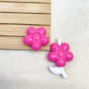 Cuentas sueltas brillantes con purpurina en polvo, diseño de princesa sirena, con orificio recto, para pulseras DIY y accesorios para pendientes - Product Image 6