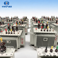 Transformateur de distribution d'énergie triphasé immergé dans l'huile à enroulement en cuivre 2500 kVA 10 kV/400 V Série S11
