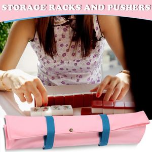 Bolsa de Mahjong de Poliéster de Gran Capacidad, Funda Protectora Enrollable para Racks y Empujadores, Regalo Promocional - Product Image 2