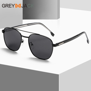 Gafas de Sol Metálicas Grises Jack G031, Polarizadas TAC UV400, Unisex, Ligeras, para Conducir y Pescar - Product Image 5