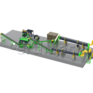 Línea de producción de disco de fertilizante inorgánico de granulación de estiércol animal popular - Product Image 1