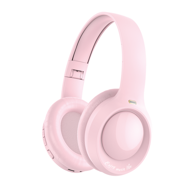 New Stylish Headset with Low Delay for Sports & Mobile Phone Use Portable Over-ear Wireless Music Foldable HIFI Stereo Gaming