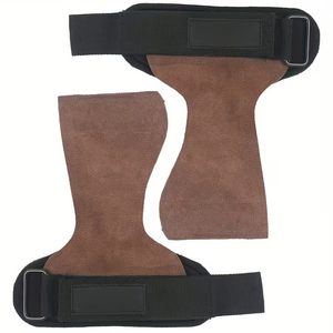 Poignées de gymnastique en cuir premium, protège-paumes pour haltérophilie, gants d'entraînement durables, équipement de fitness pour cross-training, personnalisables - Product Image 2