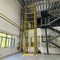 Monte-charge personnalisé pour marchandises, élévateur de fret électrique hydraulique, plateforme à ciseaux 0,5-50 tonnes, certifié CE pour usage intérieur en usine