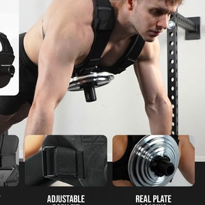 Gilet de musculation lesté pour le fitness et l'entraînement de base, avec une paire de poids de levage pour l'entraînement sportif - Product Image 3