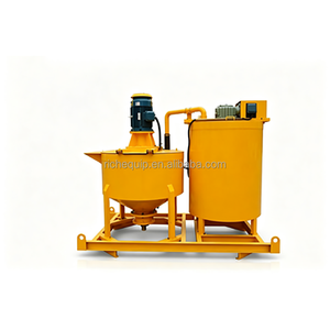 Mélangeur de ciment 400L avec réservoir d'agitation 700L pour injection souterraine continue RMA400-700 - Product Image 3