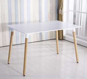 Couverture de table à manger réglable multi-usage 3 en 1 en Mdf avec finition brillante ensemble de meubles de salon peu encombrant - Product Image 1