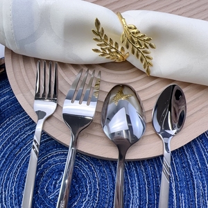 Myd Sang Trọng Thanh Lịch Thép Không Gỉ Flatware <span class=keywords><strong>Set</strong></span> Phong Cách Hiện Đại Dao Kéo Bao Gồm Dao Muỗng Và Nĩa Cho Đám Cưới Và Các Bên - Product Image 6