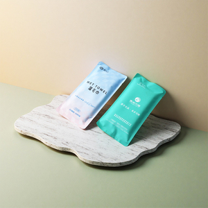 <span class=keywords><strong>Serviette</strong></span> humide <span class=keywords><strong>rafraîchissante</strong></span> jetable personnalisée OEM, non tissée, rectangulaire, couleur unie, pour usage hôtelier, emballée individuellement - Product Image 5