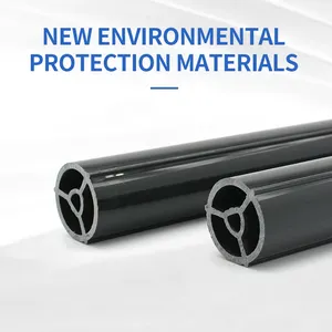 Hochwertige kunden spezifische PVC-Rohr rohre unterschied licher Größe und Farbe Elektrisches ABS-rundes Kunststoff rohr