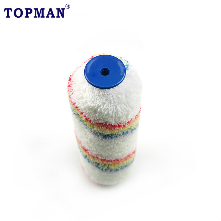 250mm rainbow acrylic long pile hight capacity roller for fast complete coverage paint roller cover