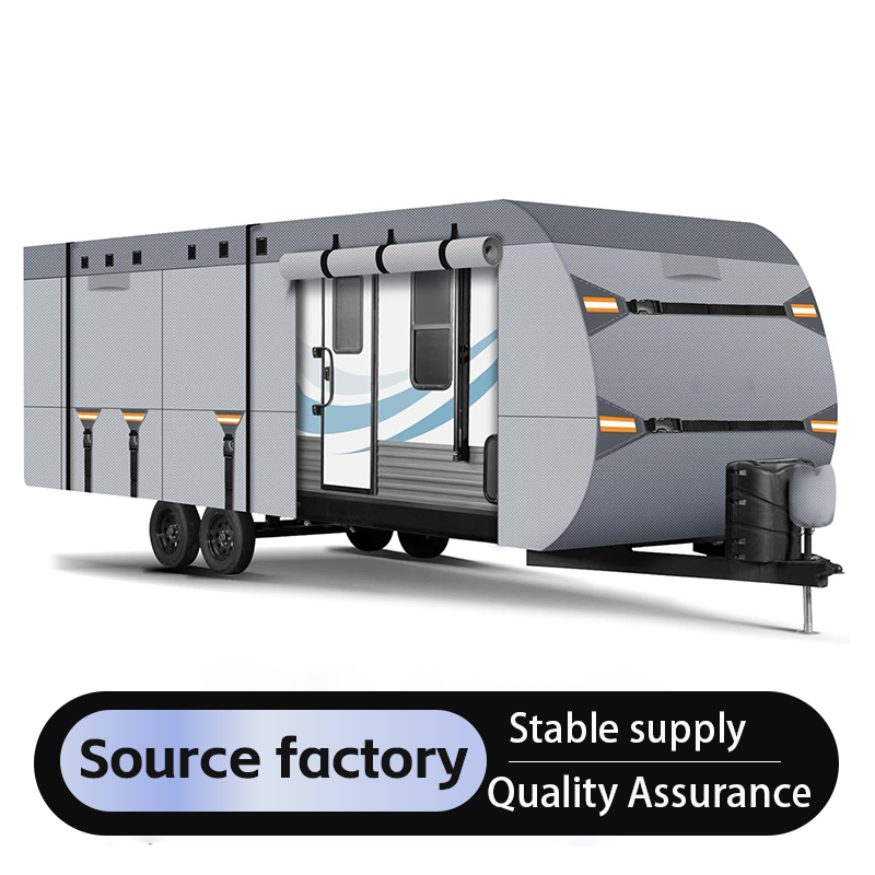 All weather Travel Trailer caravan Snow