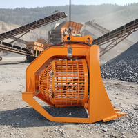 Bac de criblage à grille pour excavatrices, rotation à 360 degrés, pour Komatsu et pour les composants principaux des engins de 16 à 25 tonnes