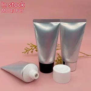 Hot Selling empty Cosmetic aluminum tube sunscreen and isolation cream can be customized on demand aluminium tube cosmetics