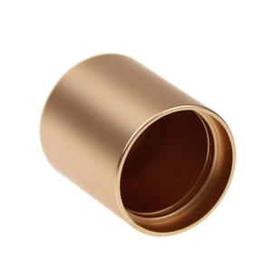 Tutup botol parfum desain sederhana kualitas tinggi Logo kustom 15Mm topi Zamac emas perak - Product Image 2