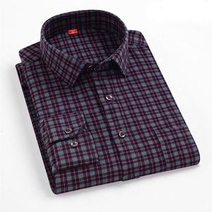 Người Đàn Ông Của Dài Tay Áo Sọc Áo Sơ Mi Tùy Chỉnh Cotton Kinh Doanh Giản Dị Thiết Kế Với Ve Áo Thoáng Khí Và Cho Mùa Xuân/Mùa Thu - Product Image 5