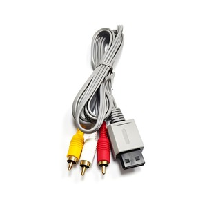 Câble audio-vidéo Tideseer 1,8 m pour <span class=keywords><strong>Wii</strong></span>/WiiU vers TV (RCA) gris PVC - Product Image 1