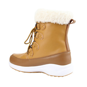 Stivali da Neve Invernali da <span class=keywords><strong>Donna</strong></span>, Stivaletti Impermeabili <span class=keywords><strong>con</strong></span> Pelliccia Sintetica, Comodi Stivali Corti da Esterno - Product Image 4
