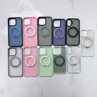 Support de téléphone antichoc robuste en acier inoxydable usiné CNC par électroérosion à fil, rotation à 360° pour iPhone 17 16 15