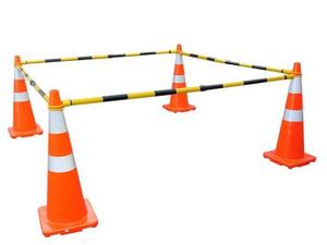 Rất có thể nhìn thấy có thể thu vào nhựa <span class=keywords><strong>Cone</strong></span> Bar giao thông <span class=keywords><strong>Cone</strong></span> kết nối đường rào cản cho đường Bộ sản phẩm an toàn - Product Image 5