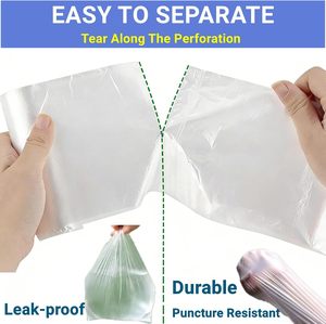 ถุงขยะแบบเสื้อยืด ถุงหิ้ว HDPE ถุงพลาสติกแบบใช้แล้วทิ้งสำหรับซุปเปอร์มาร์เก็ต ร้านขายของชำ และใช้ในครัวเรือน ขายส่ง - Product Image 5