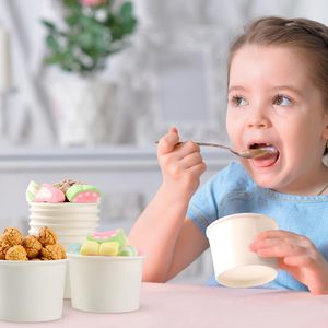 Coppette Personalizzate <span class=keywords><strong>con</strong></span> Logo <span class=keywords><strong>Stampato</strong></span> per Gelato e Yogurt da Asporto, Confezioni Monouso in Carta da 4oz e 5oz <span class=keywords><strong>con</strong></span> Coperchio - Product Image 6