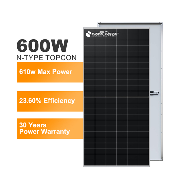 Bluesun Solar Panel Factory Supply 600w Solar Panel Solar Pv Panels Wholesale with Cheap Price