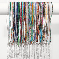 Collier ras du cou en pierres précieuses facettées œil de tigre et turquoise de 2 mm, colliers en pierres naturelles pour occasions spéciales, usine OEM ODM BSCI