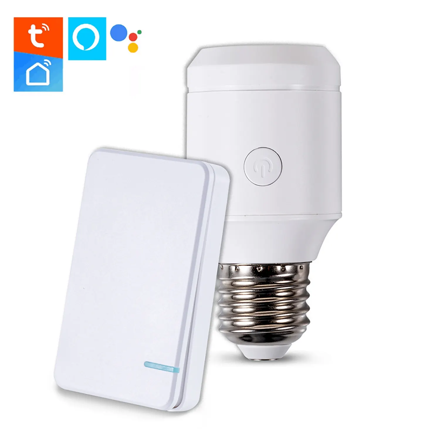 Interruptor de Control remoto inalámbrico TUYA WIFI LED E27 E26 Edison tornillo portalámparas adaptador de Base de enchufe de bombilla