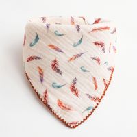 Verstellbares Musselin Neugeborenen Farbiges Weiches Dreieckstuch Spucktuch Fütterungstuch 100% Baumwolle Baby Bandana Sabberlätzchen