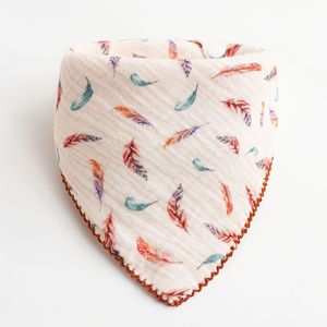 منشفة مثلثة قابلة للتعديل للأطفال حديثي الولادة، ناعمة وملونة، قماش تجشؤ، منشفة إطعام، مصنوعة من القطن 100%، مريلة للأطفال - Product Image 5