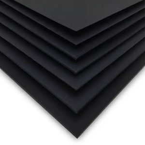 卸売ブラックボードベルベット紙ブラック段ボールブラックライナー紙