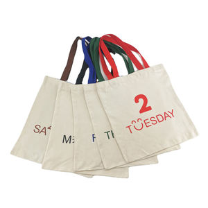 Custom Printed Cotton Canvas Tote <b>Bag</b> with Handle and Zipper Closure, <b>Large</b> Reusable Eco Friendly Shopping <b>Bag</b> - Product Image 1