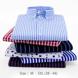 New Design Oem Factory High Quality Business Dress Shirt Casual Plus Size Men's Shirts Full Sleeve