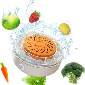 White Fruit and Vegetable Washing Machine, Portable Fruit and Vegetable Cleaner Device, OH-ion Purifier for Fruit, Vegetables,