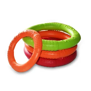Bite Resistant Chewing Teeth Cleaning EVA Pet Dog Toy Ring