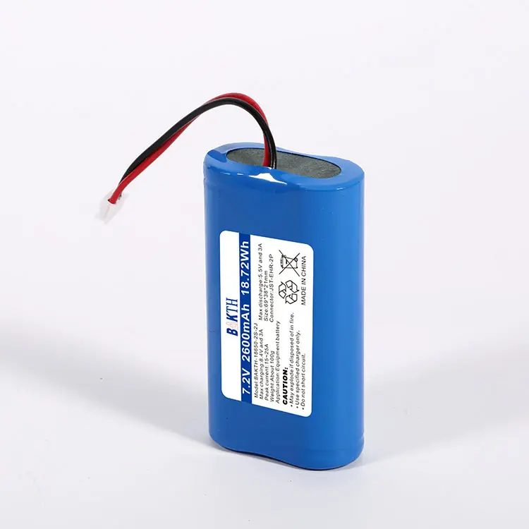 rechargeable 18650 2s Li Ion Battery Pack 18650 3.7V 5100mAh Lithium for flashlight Batteries