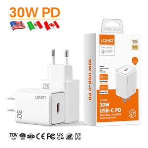 LDNIO Vente en gros <span class=keywords><strong>Chargeur</strong></span> Pd US/EU <span class=keywords><strong>30w</strong></span> <span class=keywords><strong>Chargeur</strong></span> rapide de type C d'origine Adaptateur de <span class=keywords><strong>chargeur</strong></span> de téléphone portable Câble pour téléphone 13 <span class=keywords><strong>14</strong></span> <span class=keywords><strong>Pro</strong></span> Max - Product Image 1
