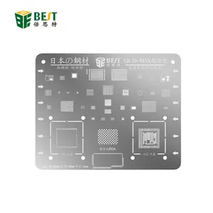 Japanese steel Chip BGA Reballing Stencil Solder Template for X 8 7 6s 6 plus SE 5S 5C 5 Motherboard high quality